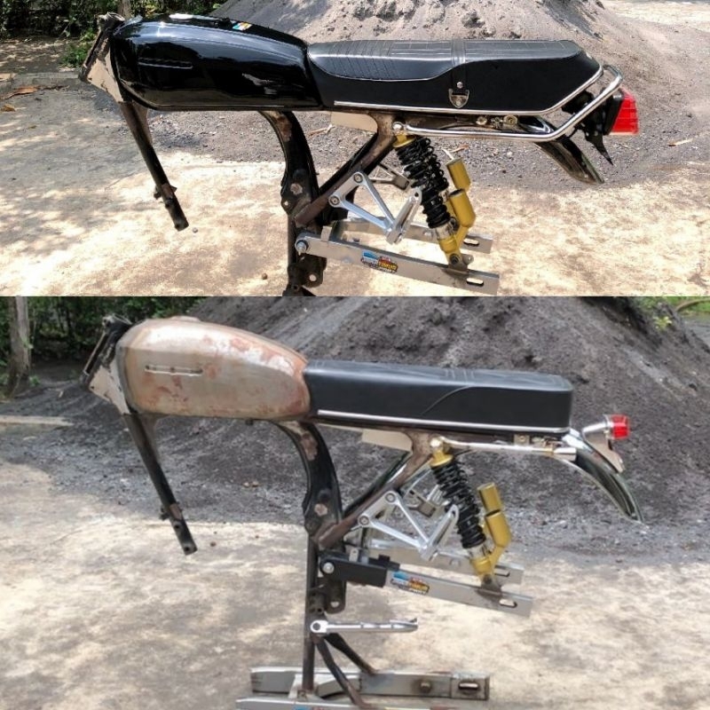 BODY FRAME 1 RANGKA 2 BODY CB GL100 TATANAN SRIT