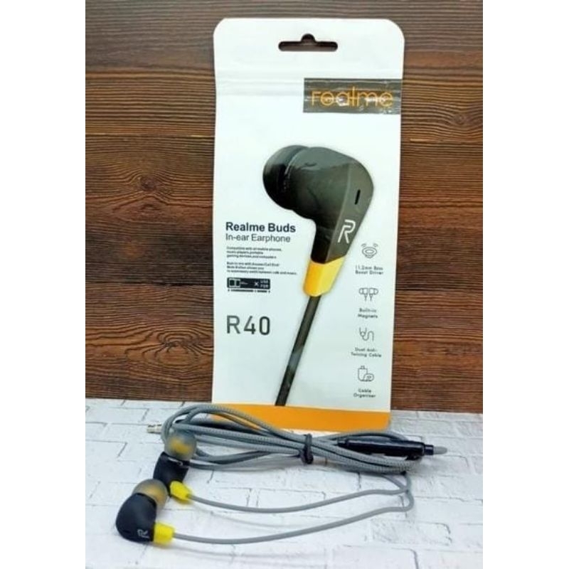 Handsfree REALME BUDS R40 / headseat REALME BUDS R40 with MIC extra