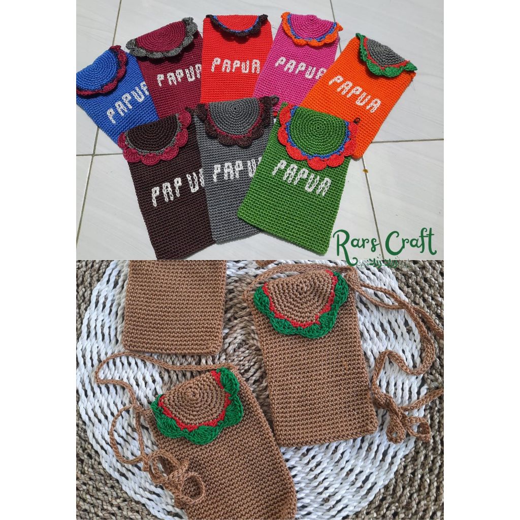 tas noken , tas rajut Papua , noken papua, Tas selempang kecil, tas untuk oleh-oleh, tas untuk souve