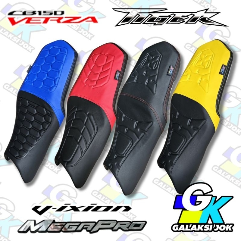 Sarung Kulit Jok Motor Vixion Verza Tiger CB150R Megapro