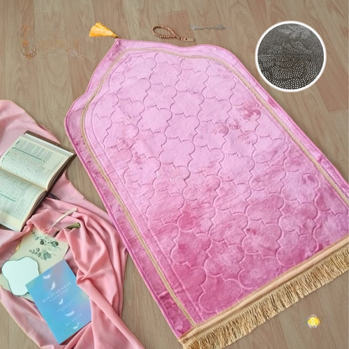 SAJADAH KUBAH POLOS EMBOS TURKEY UKURAN 110 X 70