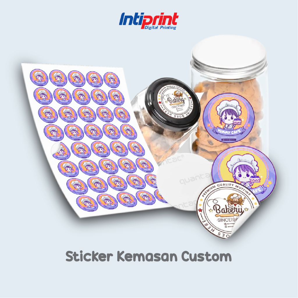 

Print + Cutting Sticker VYNIL A3+ / Sticker Kemasan Custom / Stiker Label Laminasi Tahan Air