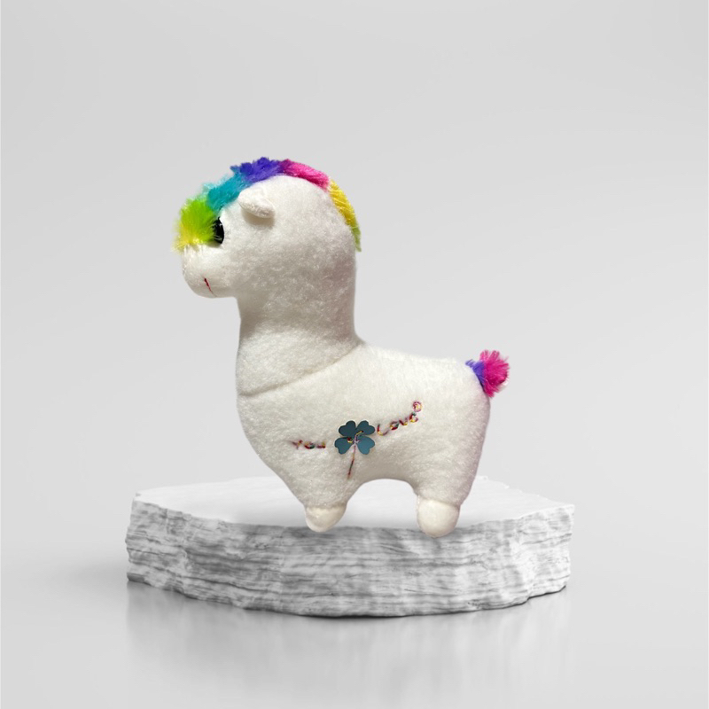 MAINAN BONEKA ALPACA RAINBOW HAIR GIFT KADO HADIAH ULANG TAHUN ANAK