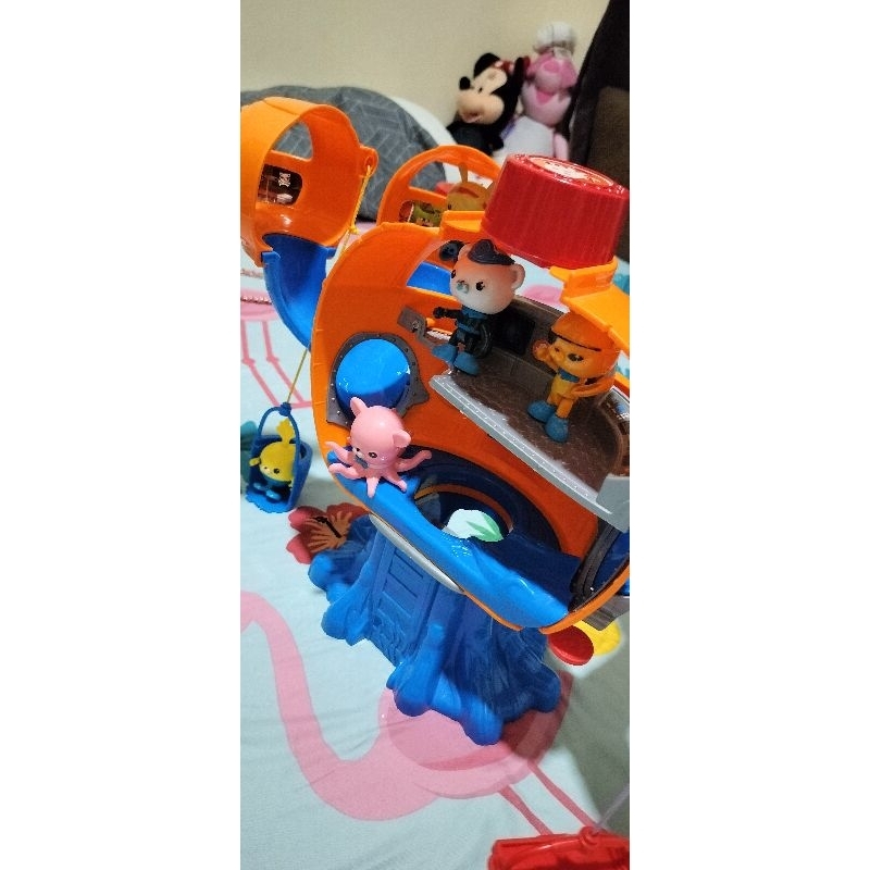 rumah octonuts octopus + figure octopus+ Boneka violet Leapfrog