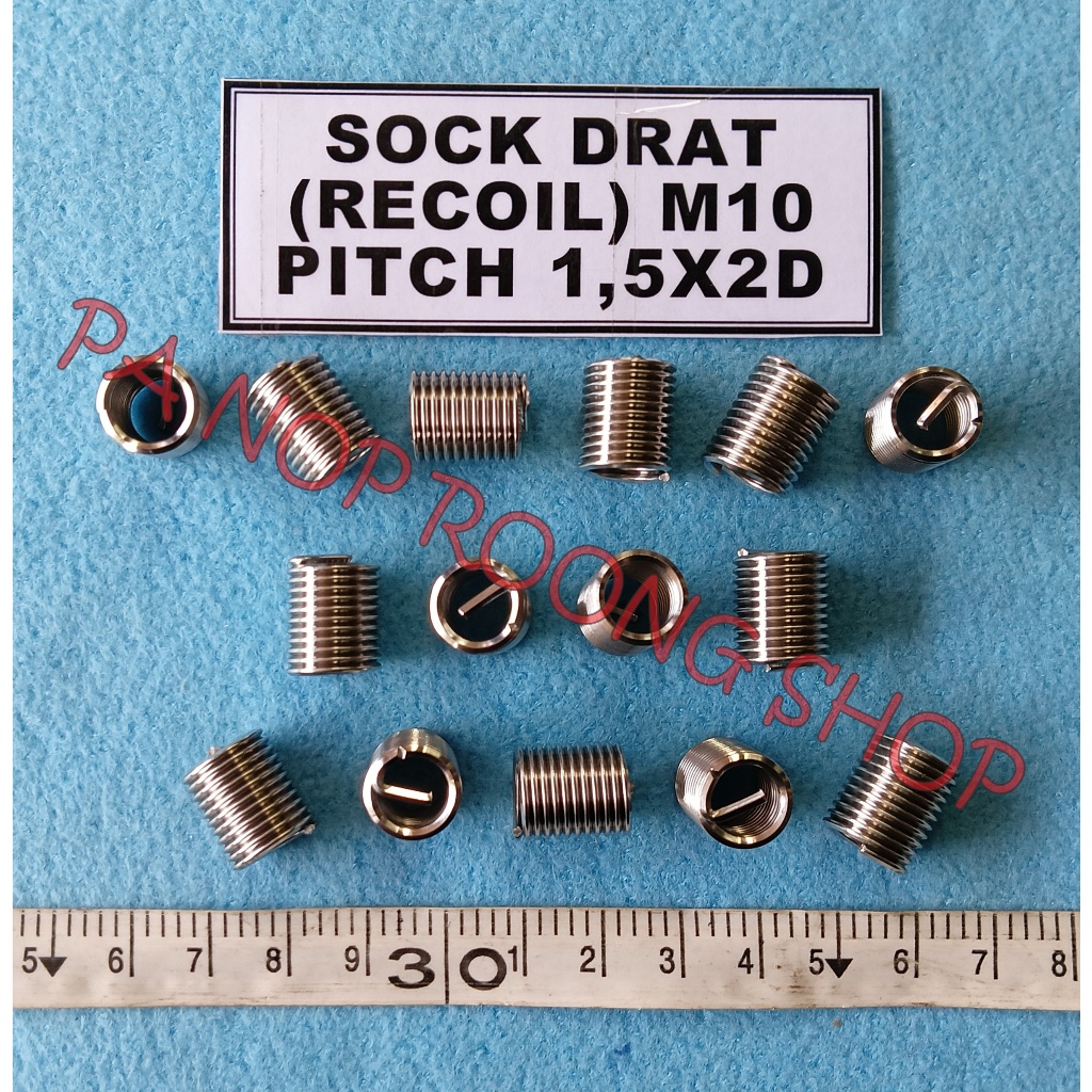 SOCK DRAT (RECOIL) M10 PITCH 1,5 X 2D