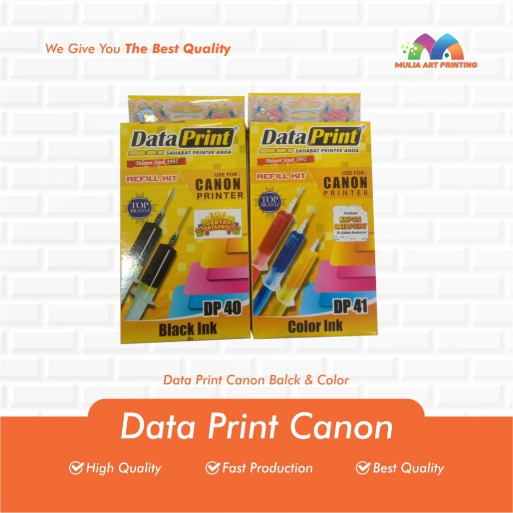 TINTA PRINT CANON REFILL KIT DATA PRINT