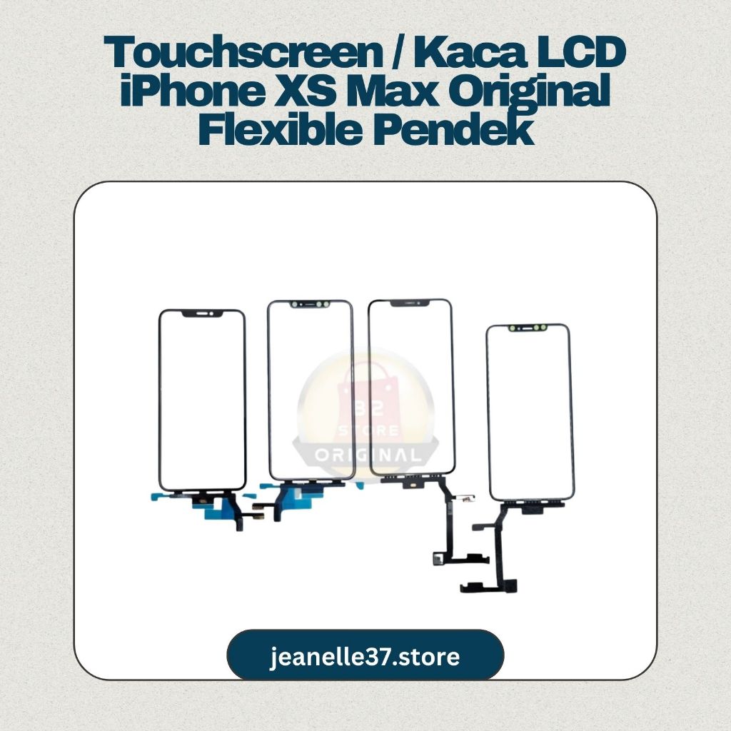 Touchscreen / Kaca LCD iPhone XS Max Original Flexible Pendek Best Seller