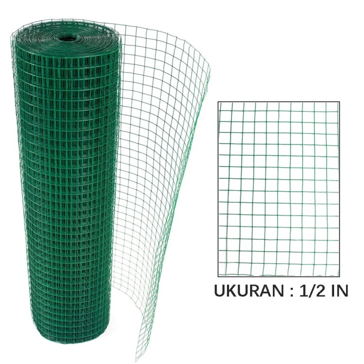 Ram Kawat Loket Hijau 1/2 inch 1roll