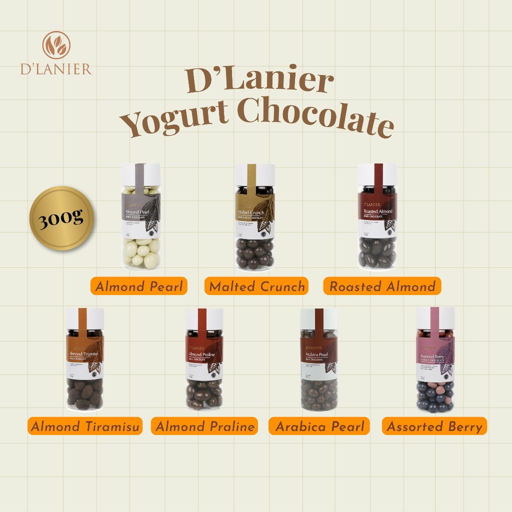

D'Lanier Chocolate Pearl Large 300 g