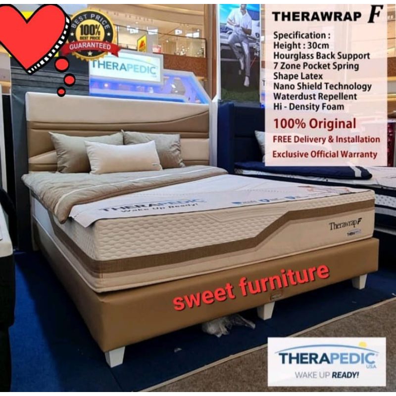 springbed therapedic therawrap f ( firm keras )