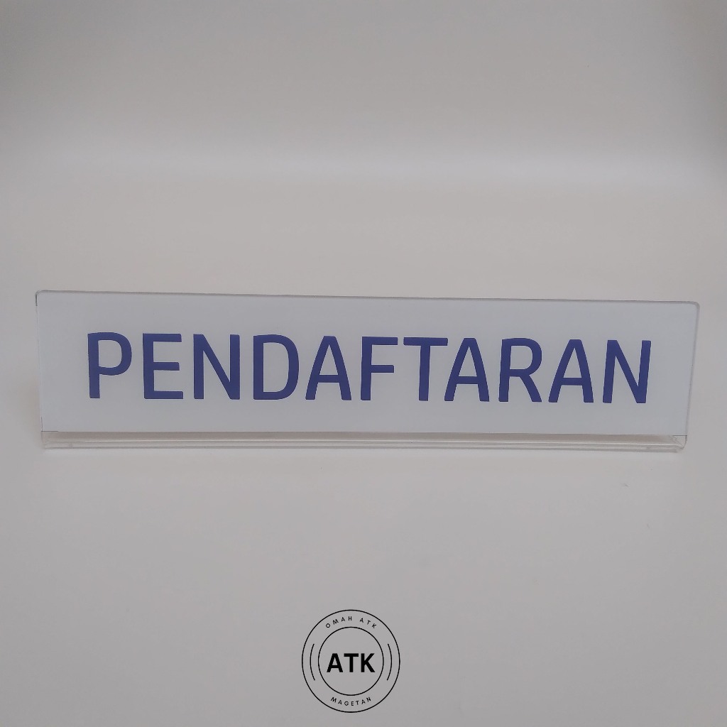 

Akrilik Meja Pendaftaran - Akrilik Lipat Pendaftaran Eco
