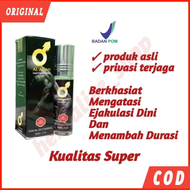 Hajar Jahanam Al Afiah BPOM 5/8ml Bikin Tahan Lama Original