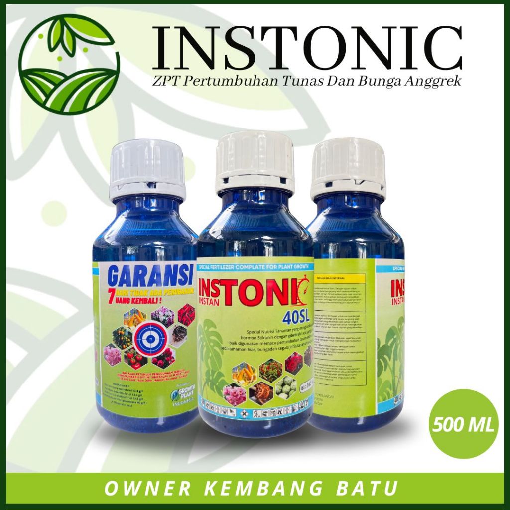 Pupuk Vitamin ZPT Pertumbuhan Bunga Anggrek INSTONIC 500ml