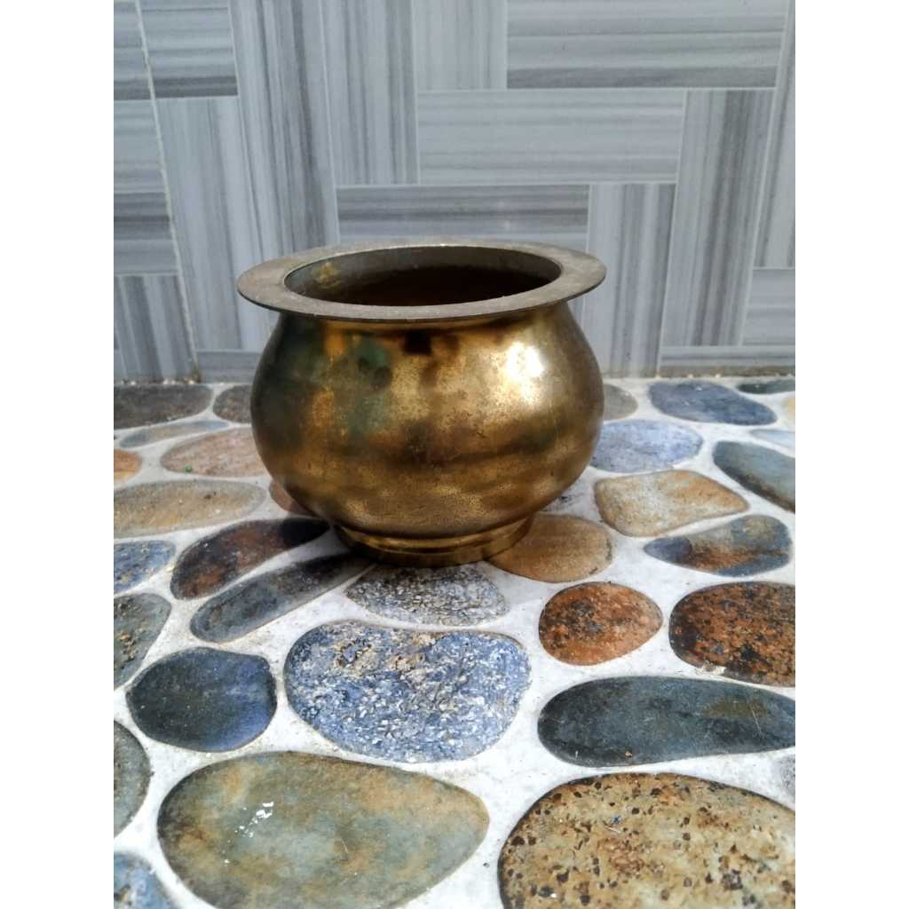 Tempat Hiolo Kuningan Kuno Jadul Antik