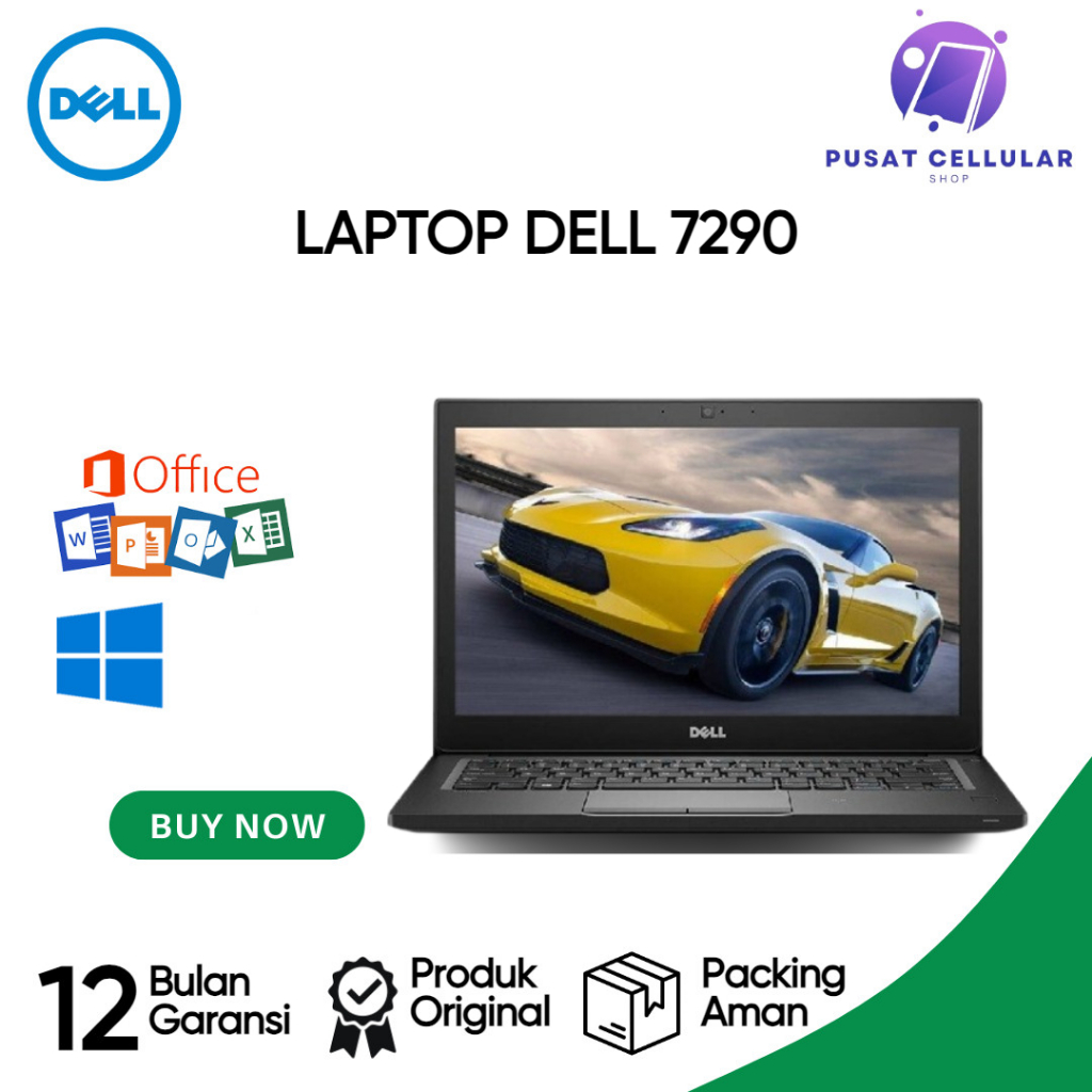 Laptop Dell E7280 | Dell 7290 | Dell 7390 Core i5 / Core i7 // WINDOWS // FREE OFFICE // FREE TAS & 