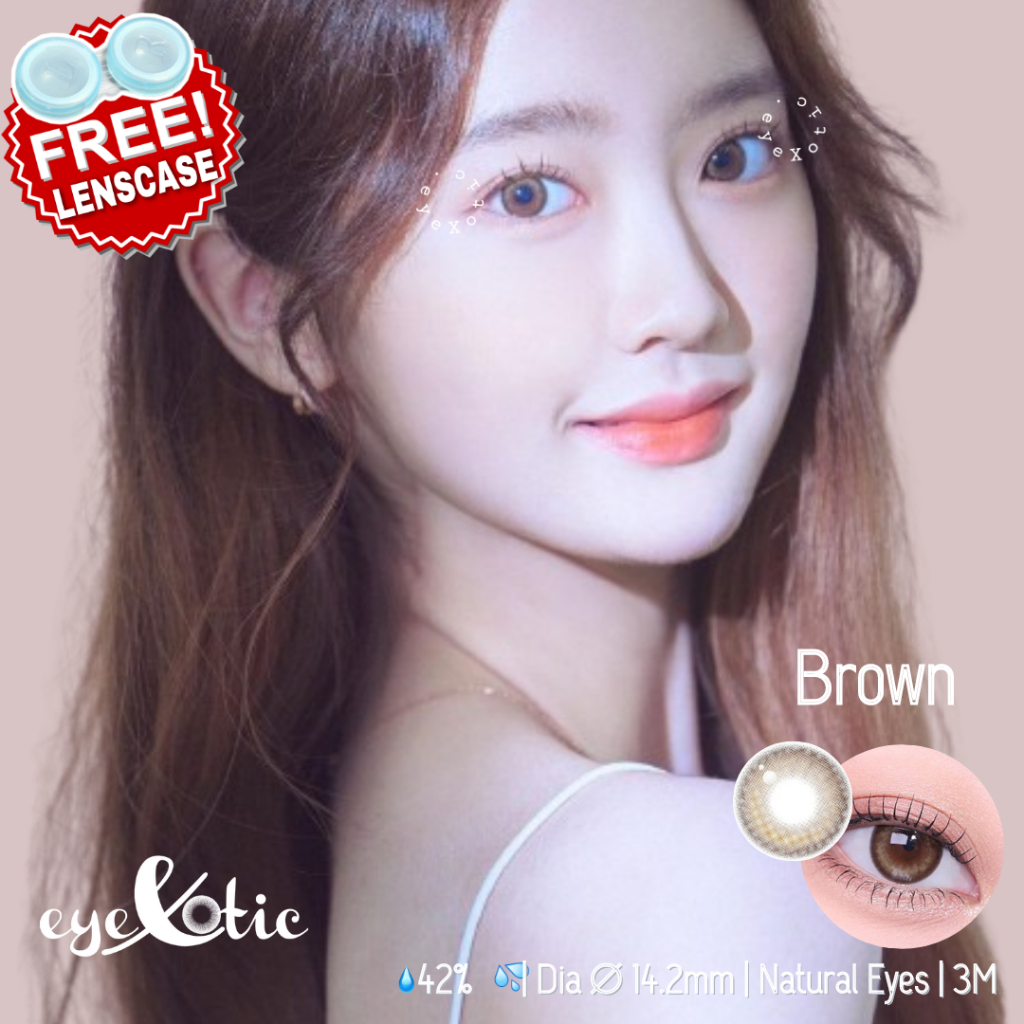 Softlens Eyesm Dollring Anne Brown - Soflens COD Tangerang by Eyexotic - Sepasang Soflen Natural