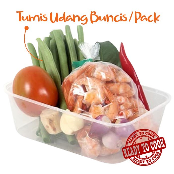 

Paket tumis buncis udang Ajipp