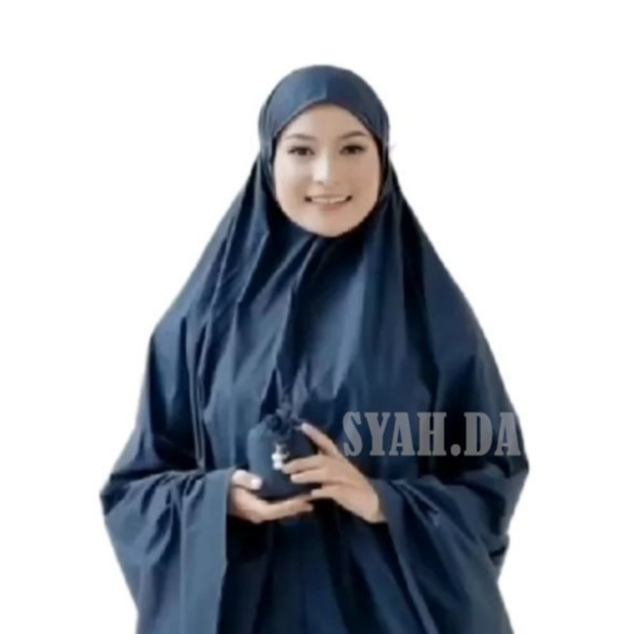 Safiya mukenah traveling mini pouch | Mukena Traveling Mini Dewasa Abutai Premium | Kecil, Ringan, M