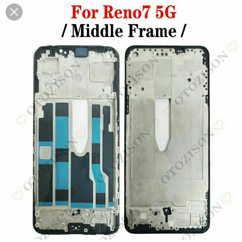 Oppo Reno 7 5G- Frame Tulang Tatakan Lcd Bazel Reno 7 5G