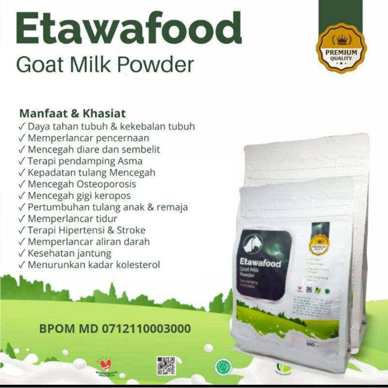 

Susu Kambing Etawa Etawafood Herbal Alami 500 gr