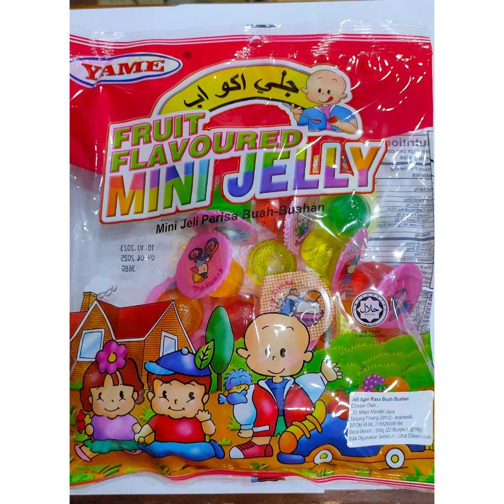 

Yame Mini Jelly Perisai Buah Buahan 368 gr