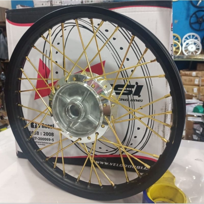 VELG BELAKANG 17x160 MOTOR HONDA REVO/KHARISMA/SUPRA X125/BAGIAN BELAKANG MEREK V ROSSI