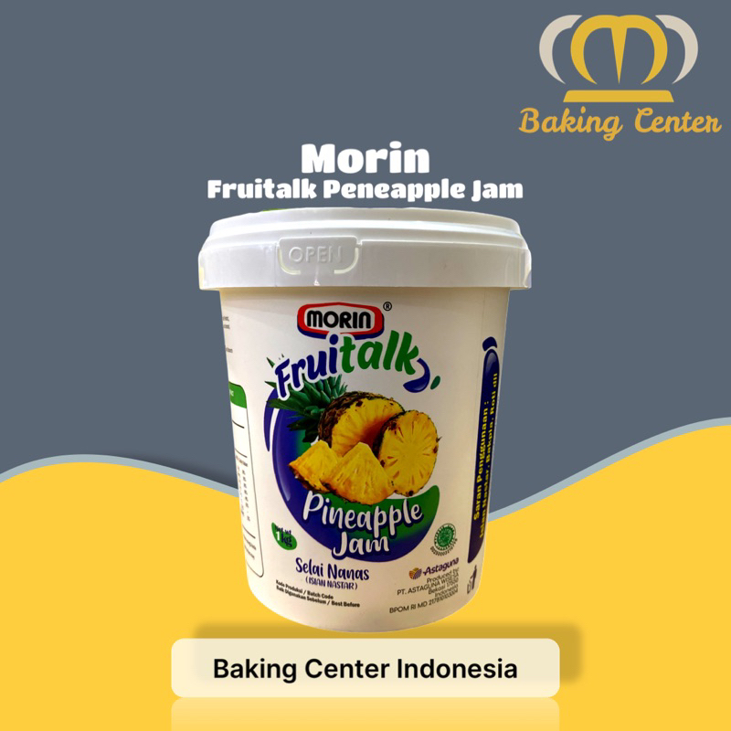 

Morin Fruitalk Pineapple Jam - Morin Selai Nanas Isian Nastar 1kg