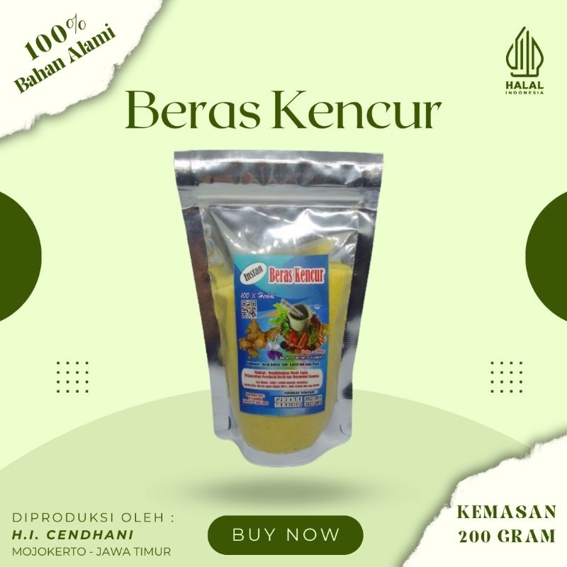 

Cendhani jamu beras kencur instan 200gr