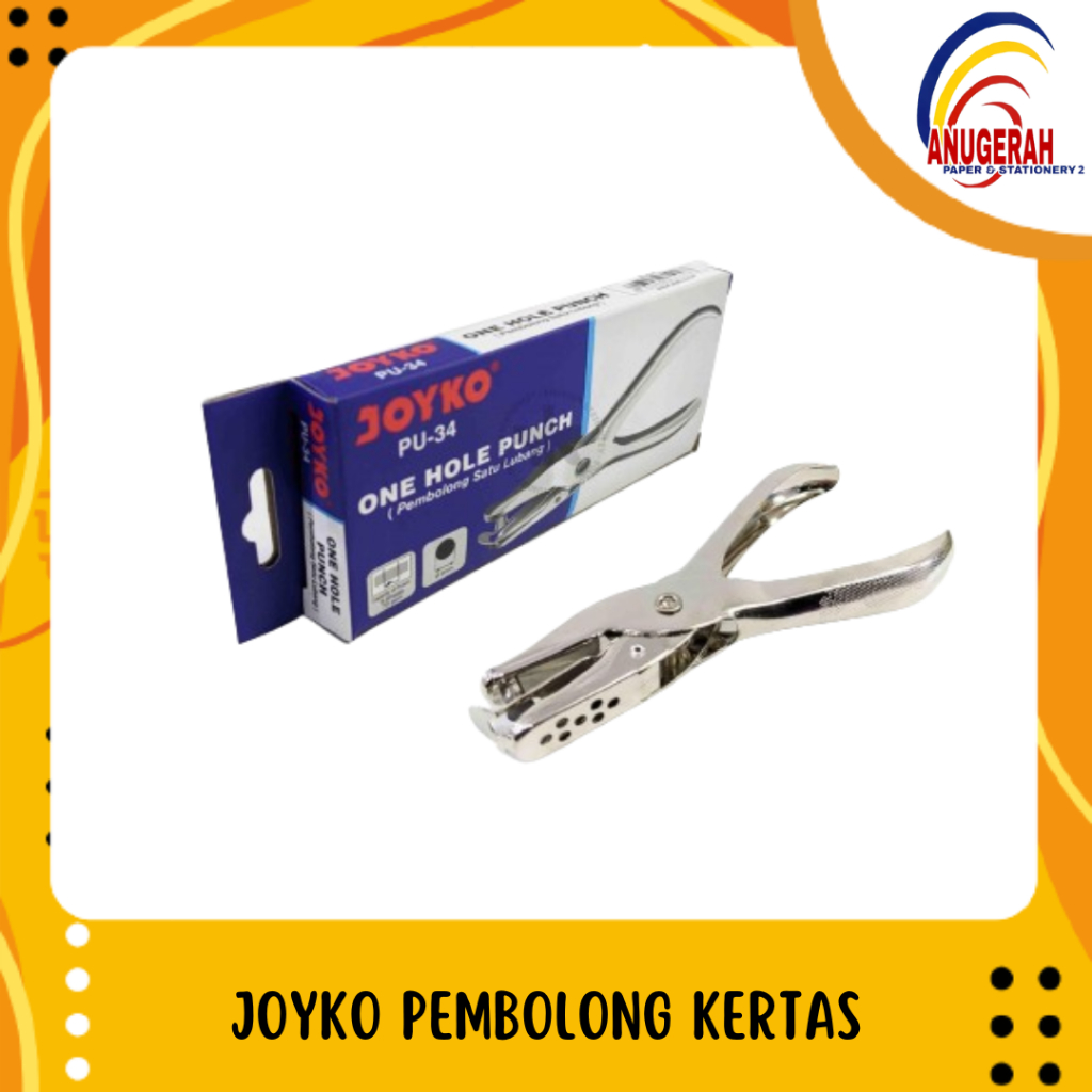 

JOYKO PEMBOLONG SATU LUBANG/PUNCH PU-34 (PCS)