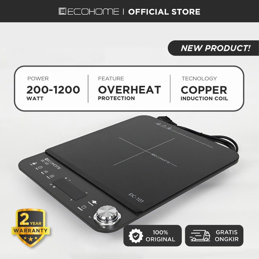 Ecohome Induction Cooker Smart Kompor Induksi Listrik Low Watt