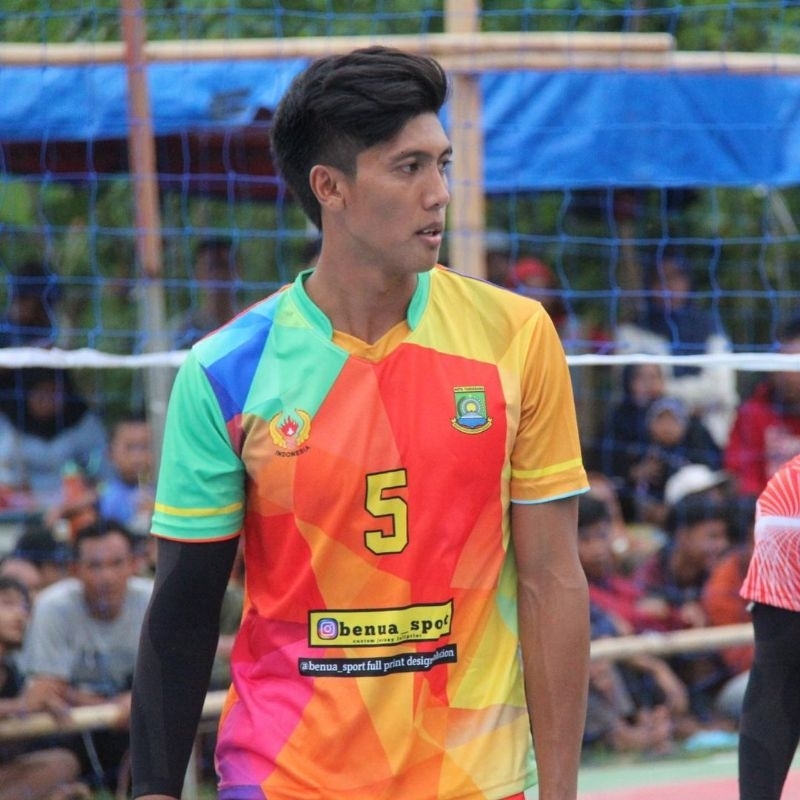 ( LUSINAN ) Real picture KAOS JERSEY VOLI KAOS FUTSAL ATASAN FULL PRINTING