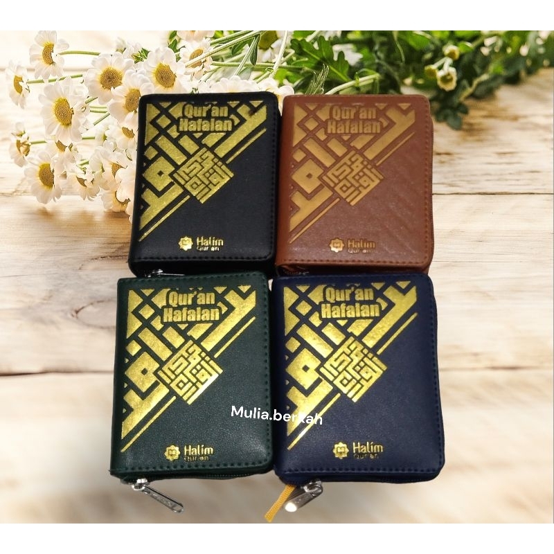 Mushaf Al Qur'an Halim Hafalan Saku Kecil Resleting non terjemah