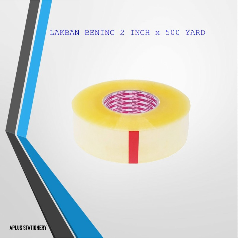 

Sazanami Lakban bening 2 inch x 500 yard