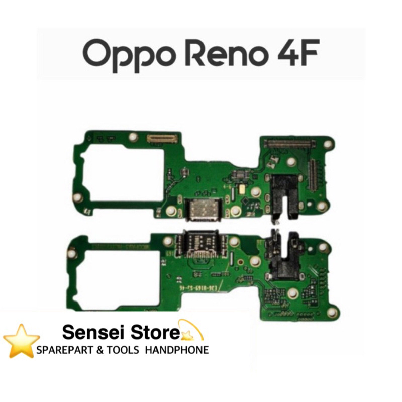 PCB Flexible Konektor Charger Oppo Reno 4F | Papan Cas Oppo Reno 4F