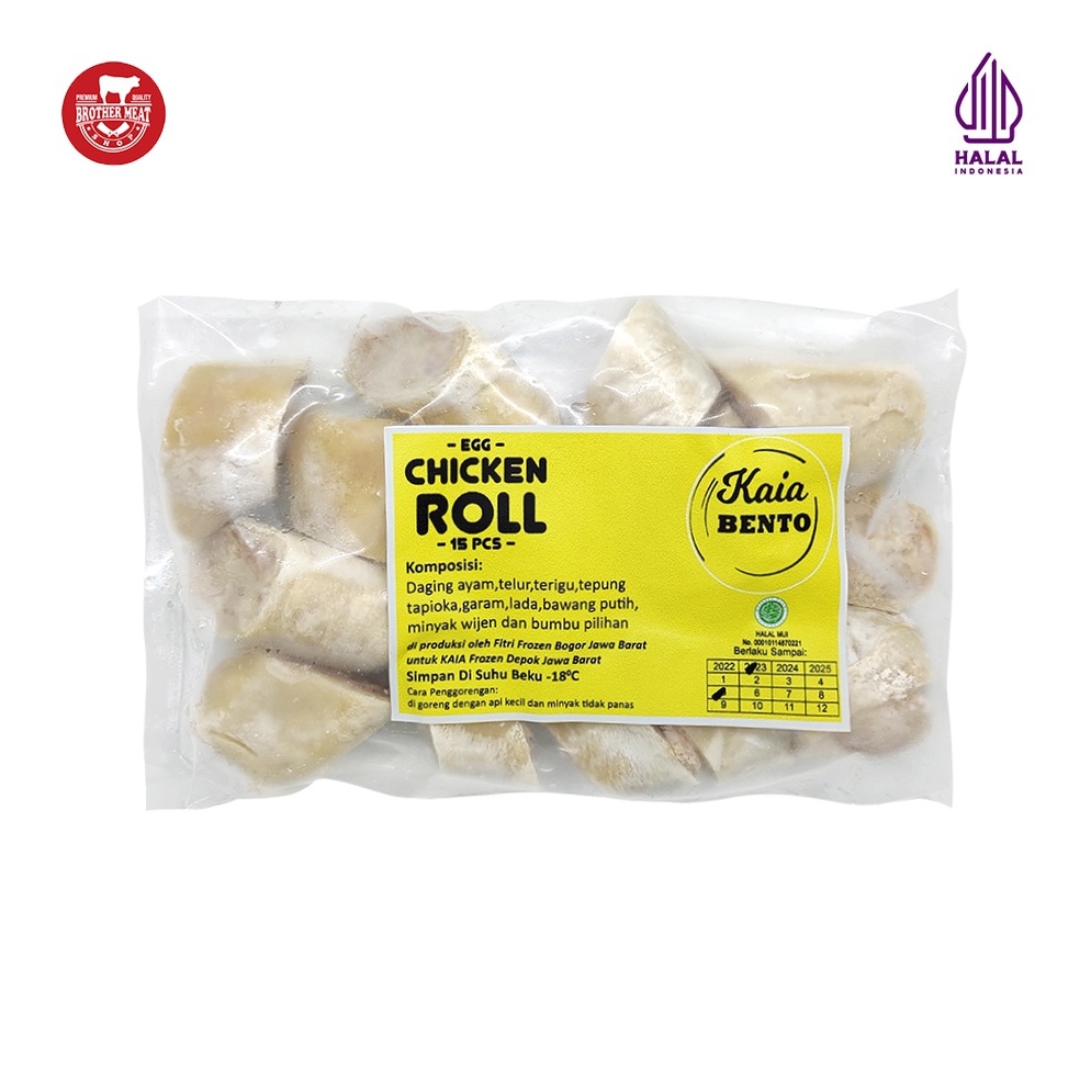 

PROMO ALE Egg Chicken Roll Frozen Olahan Daging Ayam Halal