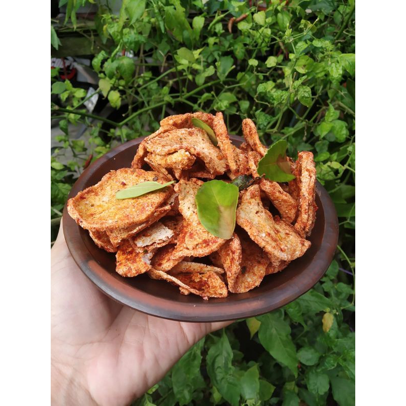 

Basreng pipih pedas cikruh non label 1kg