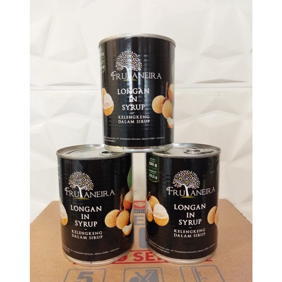 

FREE ONGKIR Frutaneira Longan In Syrup Makanan Buah Kelengkeng Kaleng 565 gram gr G