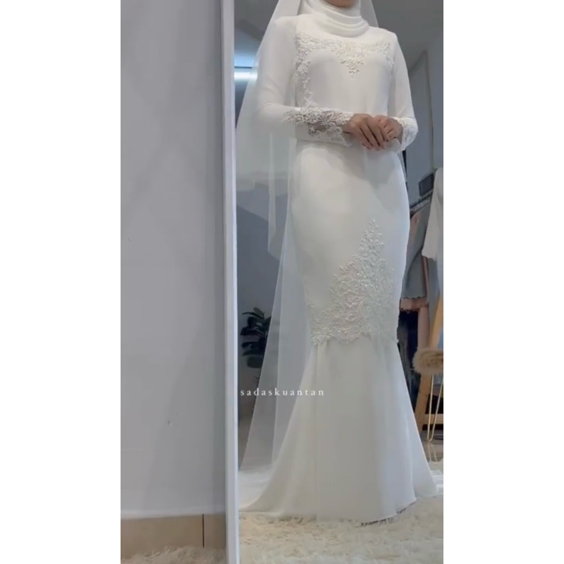 gaun pengantin malaysia melayu gaun akad gaun walimah wedding dress muslimah gaun pengantin muslimah