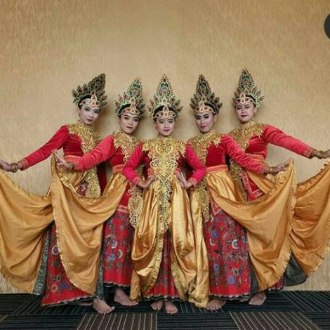 Feb428 Bordir siger tari mahkota murah payet / siger tari / bordir mahkota / mahkota