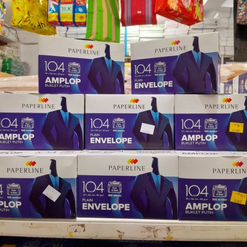 

Amplop Paperline 104 Kecil ISI 100 Amplop Ukuran Uang