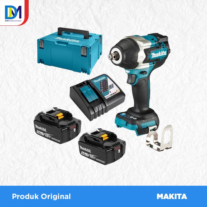 Mesin Cordless Impact Wrench Makita DTW700RTJ Original