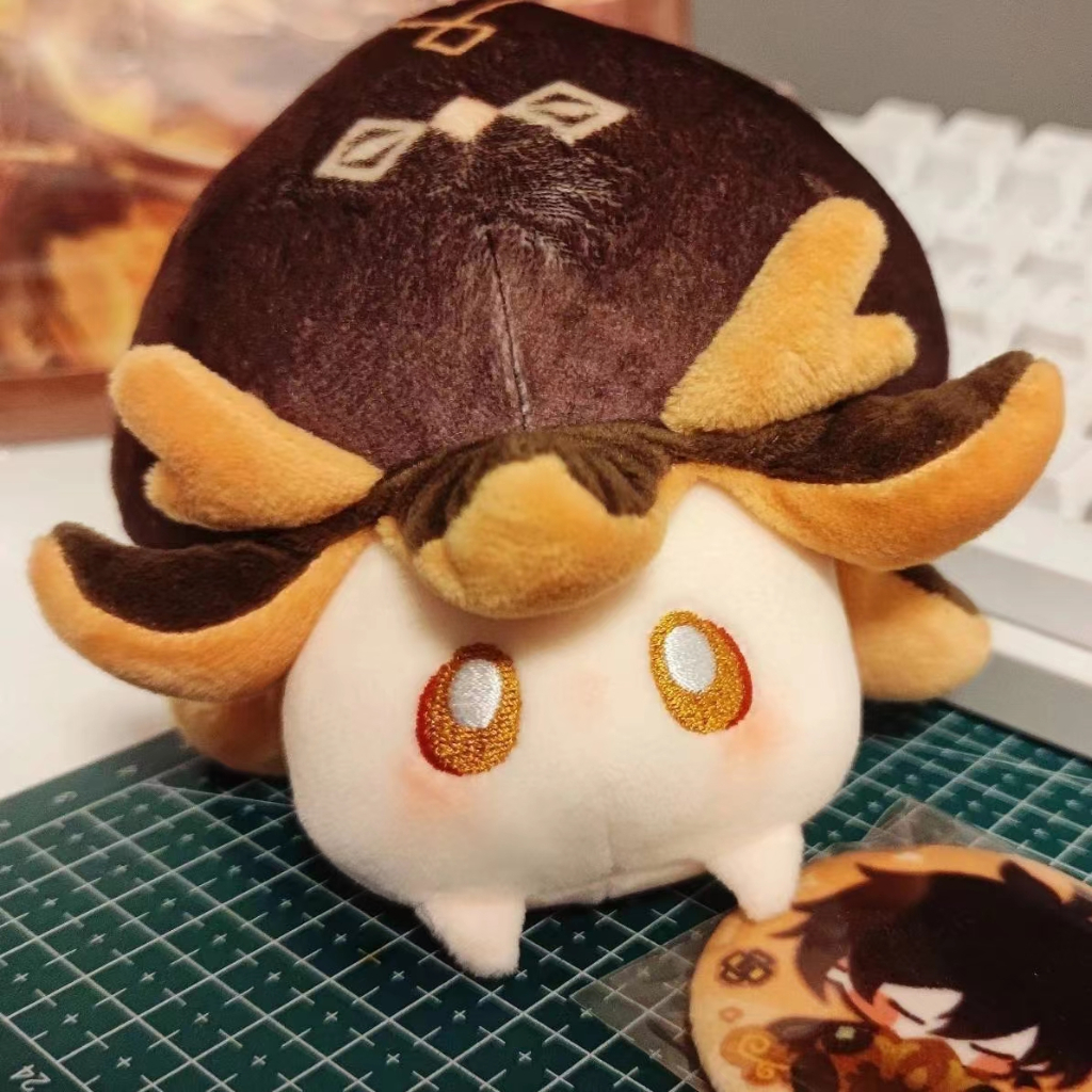 [READY STOCK] doll zhongli genshin impact boneka zhongli doll 10cm banli