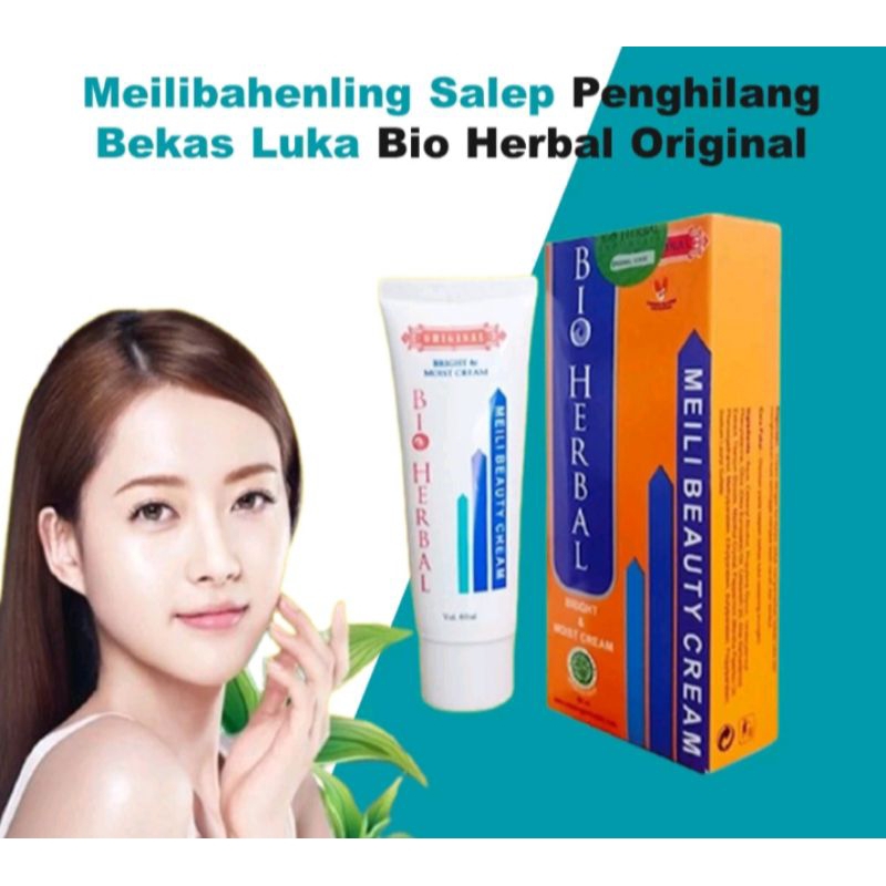 BIO HERBAL MEILI BEAUTY CREAM KRIM PENGHILANG BEKAS LUKA BPOM