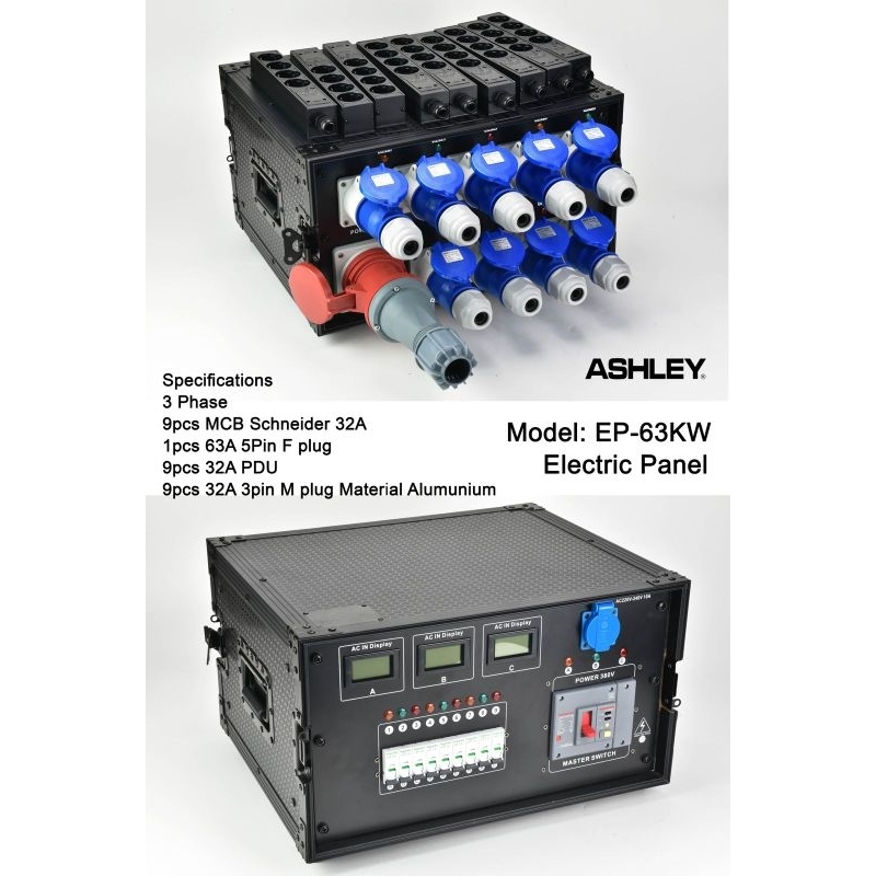 Panel listrik/panel box ASHLEY EP-63KW / 3 Phase