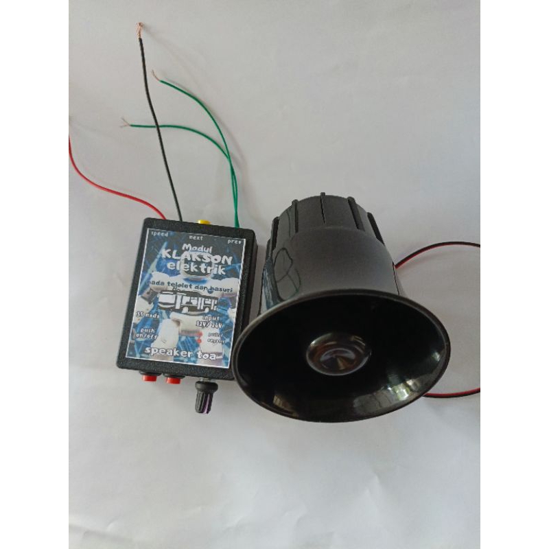 klakson basuri elektrik/telolet nada basuri /basuri tanpa angin
