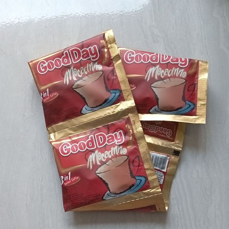 

Kopi Good Day Mocacino 3in1 (1 renceng 10 sachet)