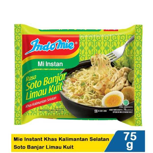 

Indomie Mi Instan Soto Banjar Limau Kuit 75g