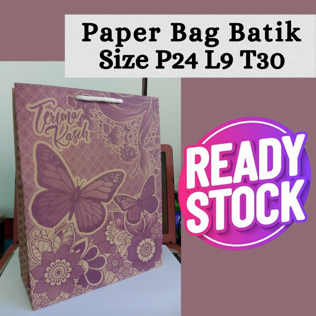 

Paper Bag Batik Paperbag Batik Paperbag Motif Murah READY STOCK