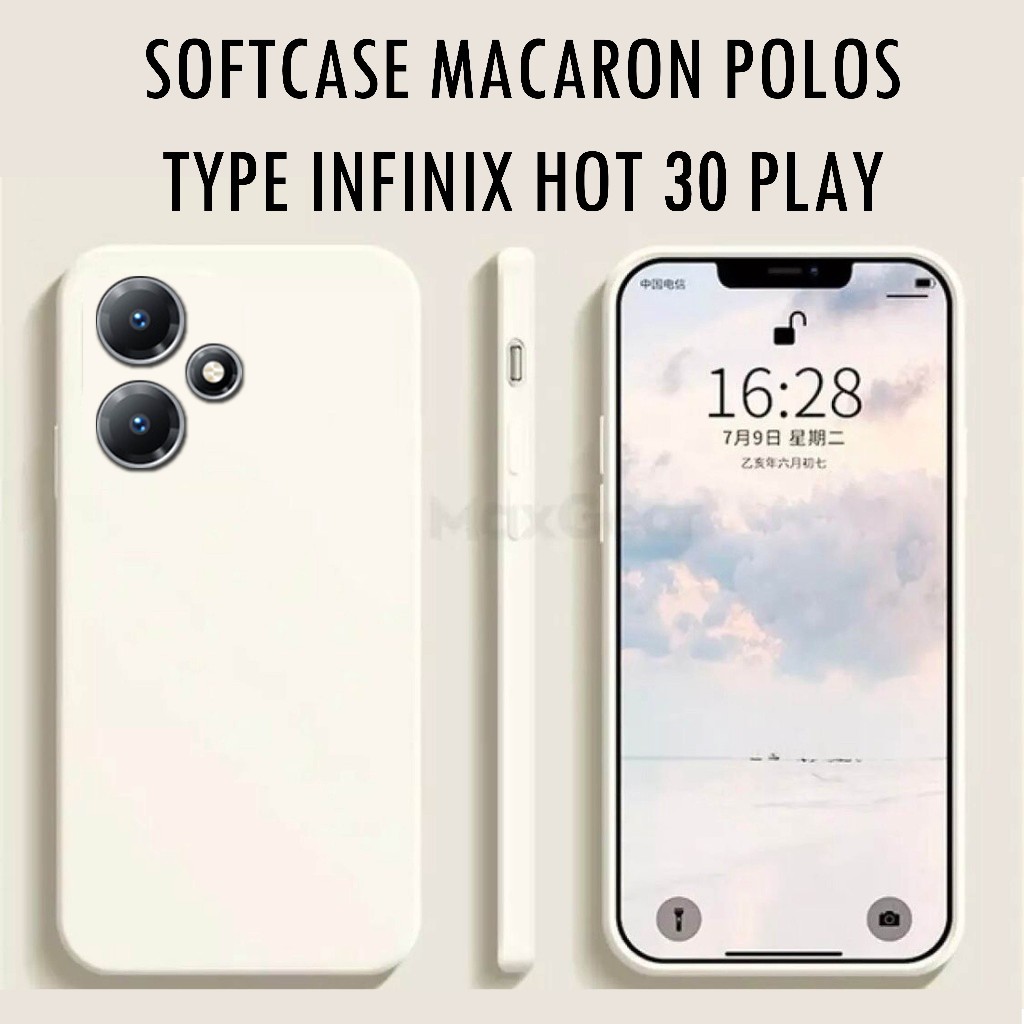 Softcase Macaron INFINIX HOT 30 PLAY | Case Macaron | Case INFINIX | Case Handphone | Casing Handphone | Pelindung Handphone