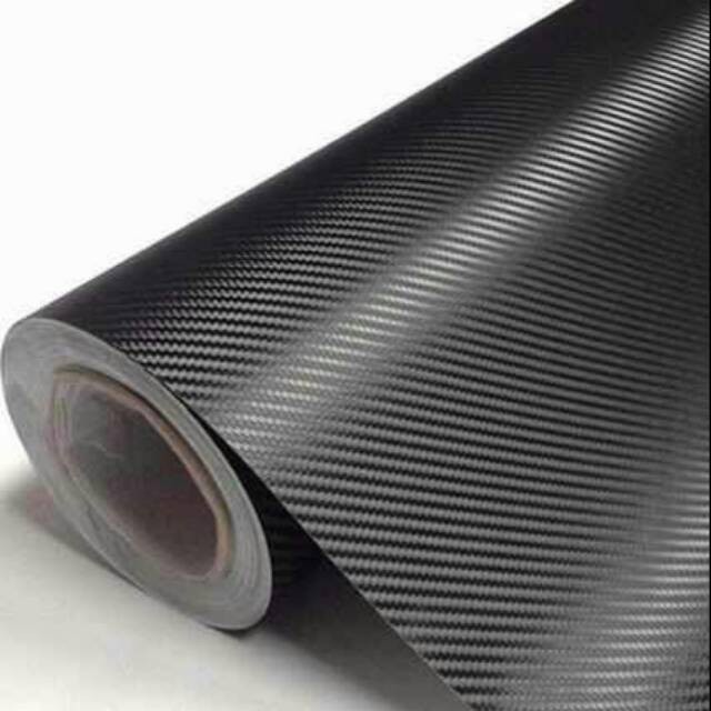 SKOTLET/STIKER HITAM DOFF/CARBON/KARBON 3D